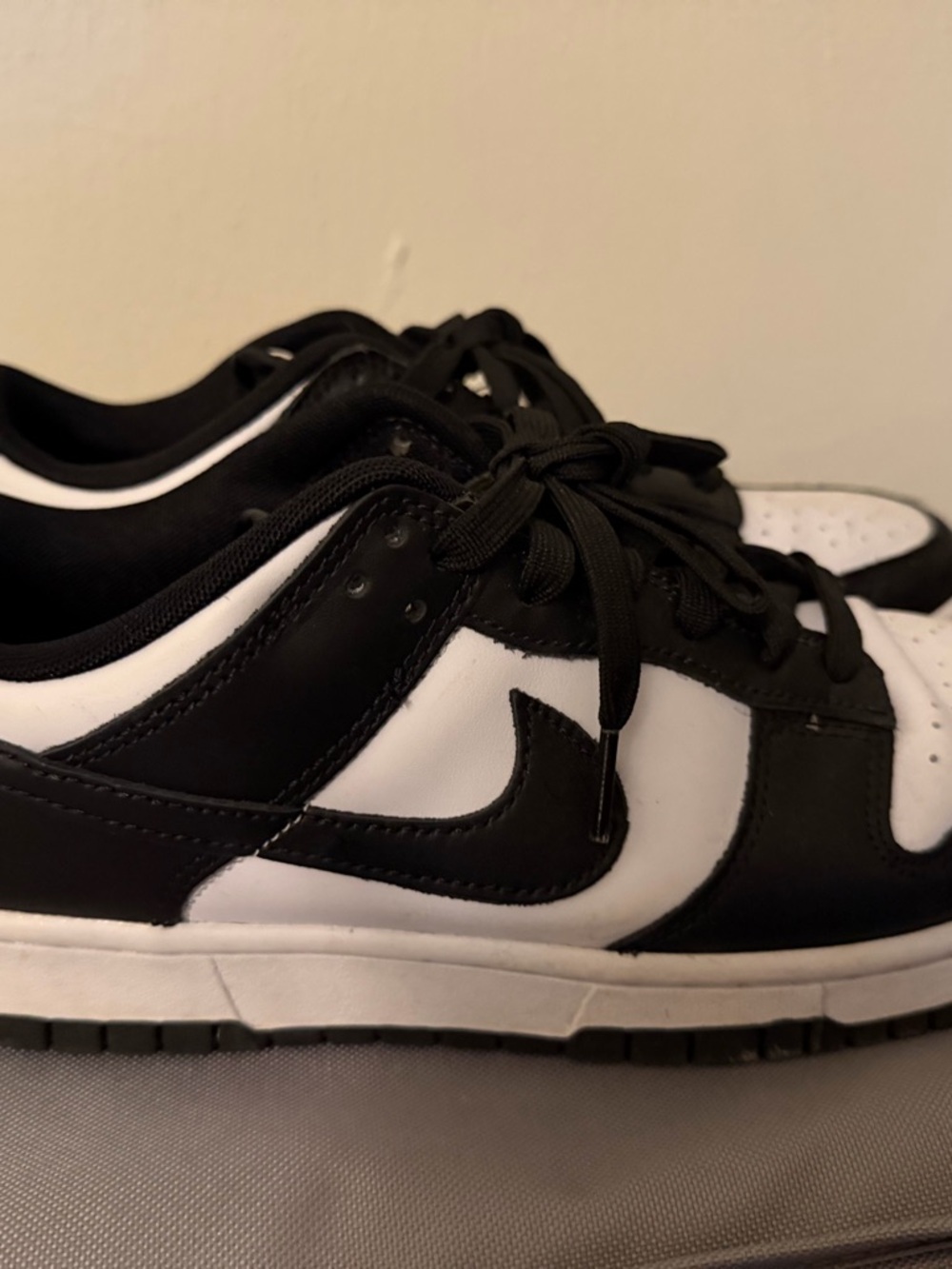 Nike Black and White Low-Top Dunk Sneakers - Picture 2 of 12